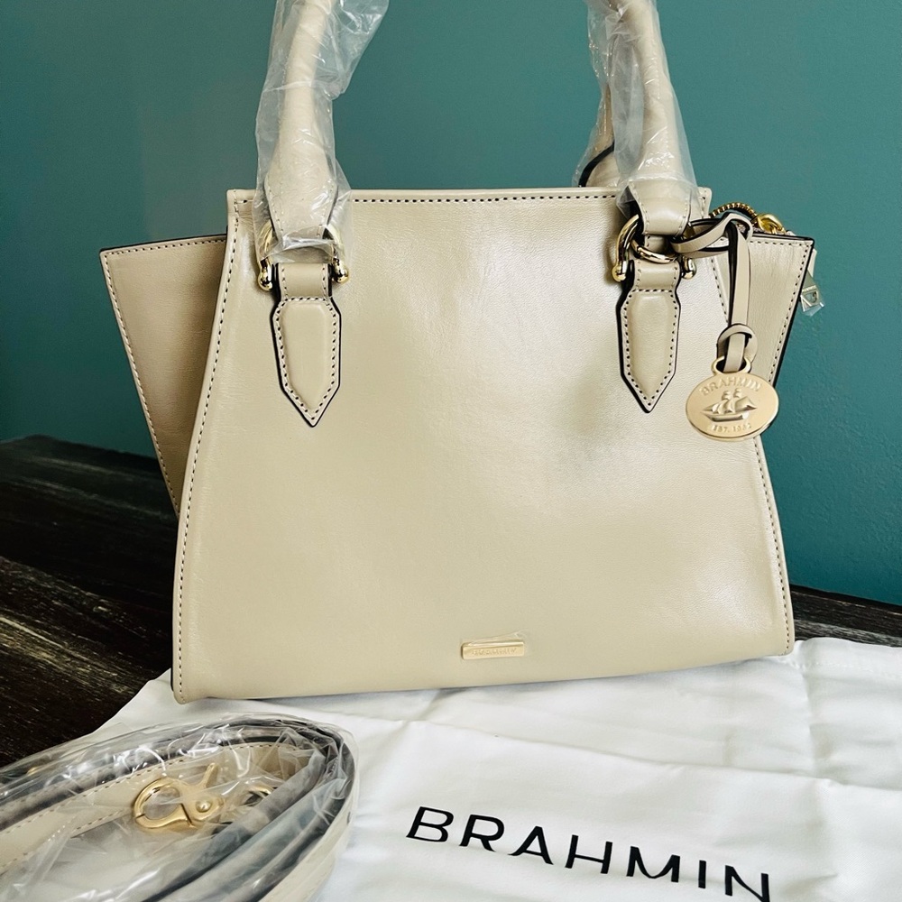 Brahmin Mini Priscilla Topsail in Sand
